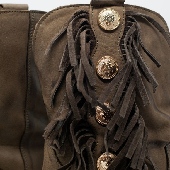 Womens Western Fringe Boots - Picture 3 of 7